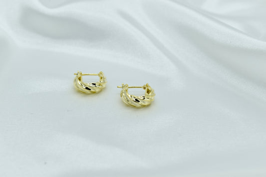 Jo Crush Hoop C Shape Earrings